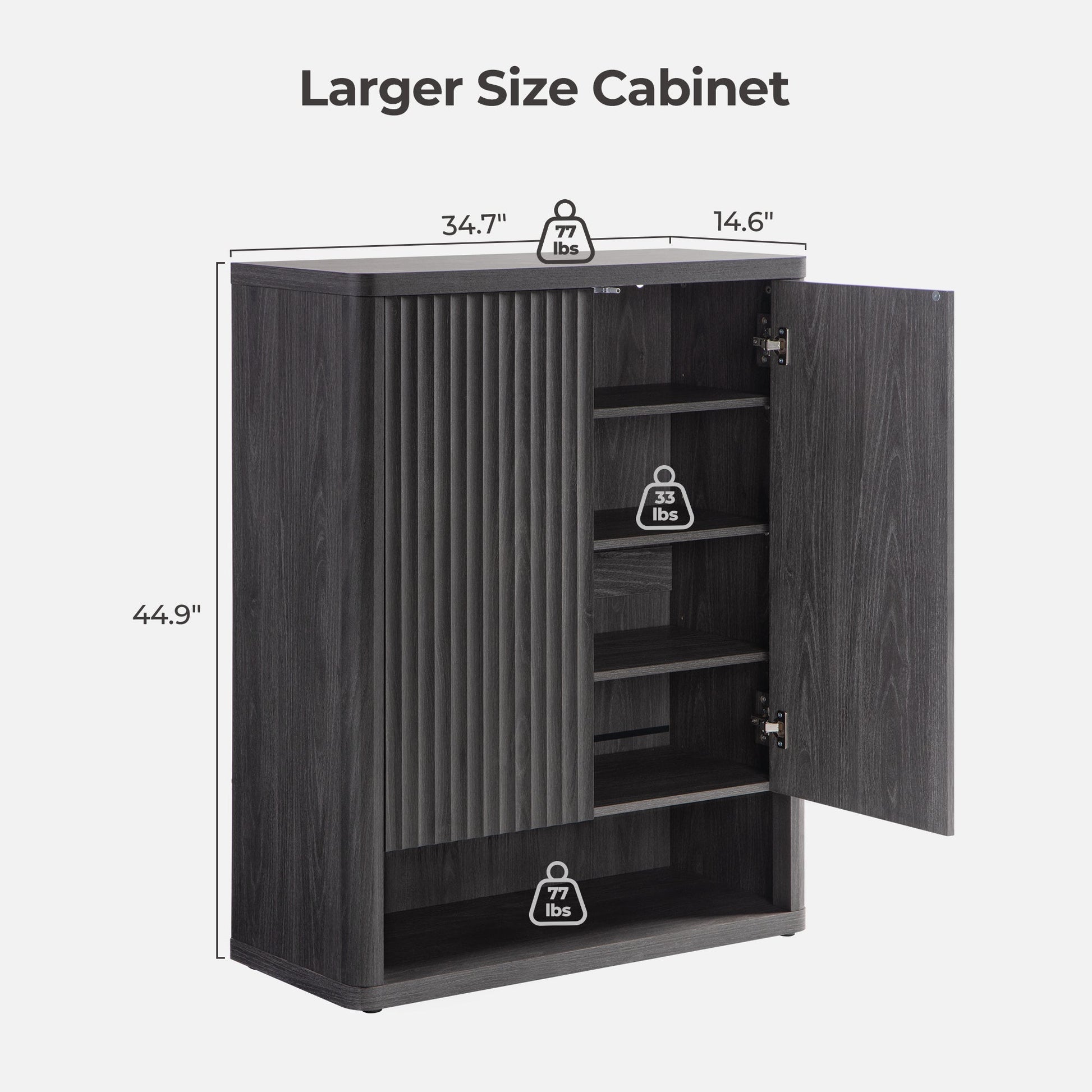 Cas Shoe Cabinet with Storage