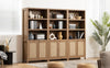 SICOTAS Savanna Rattan Bookcase with doors