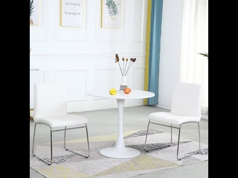 Tulip Dining Room Table,White