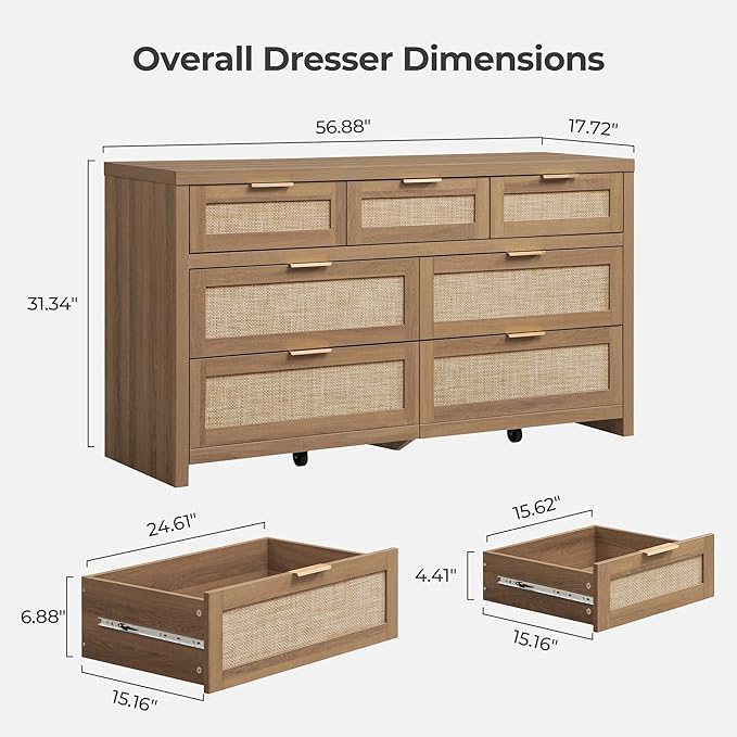 Savanna Dresser, 7 Drawers