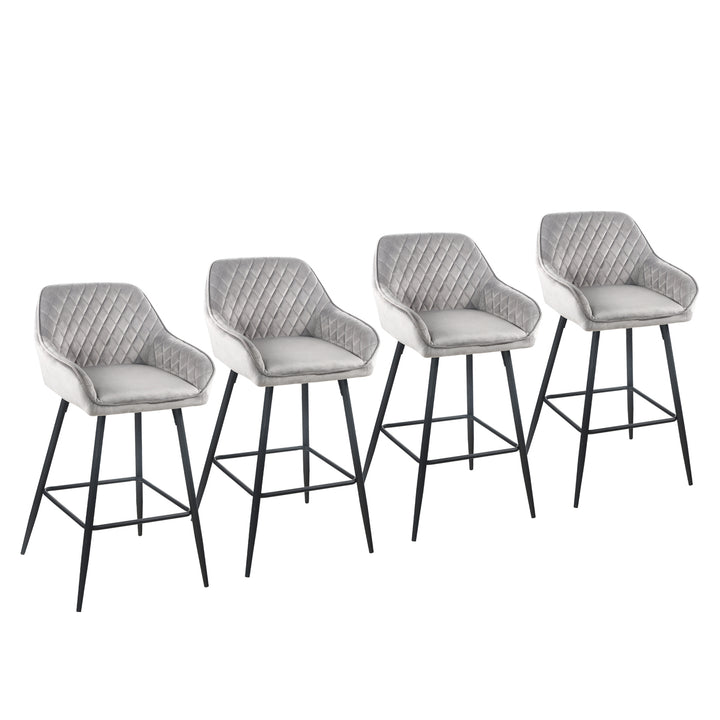 Bar stools Set of 2,39Inch,Gray