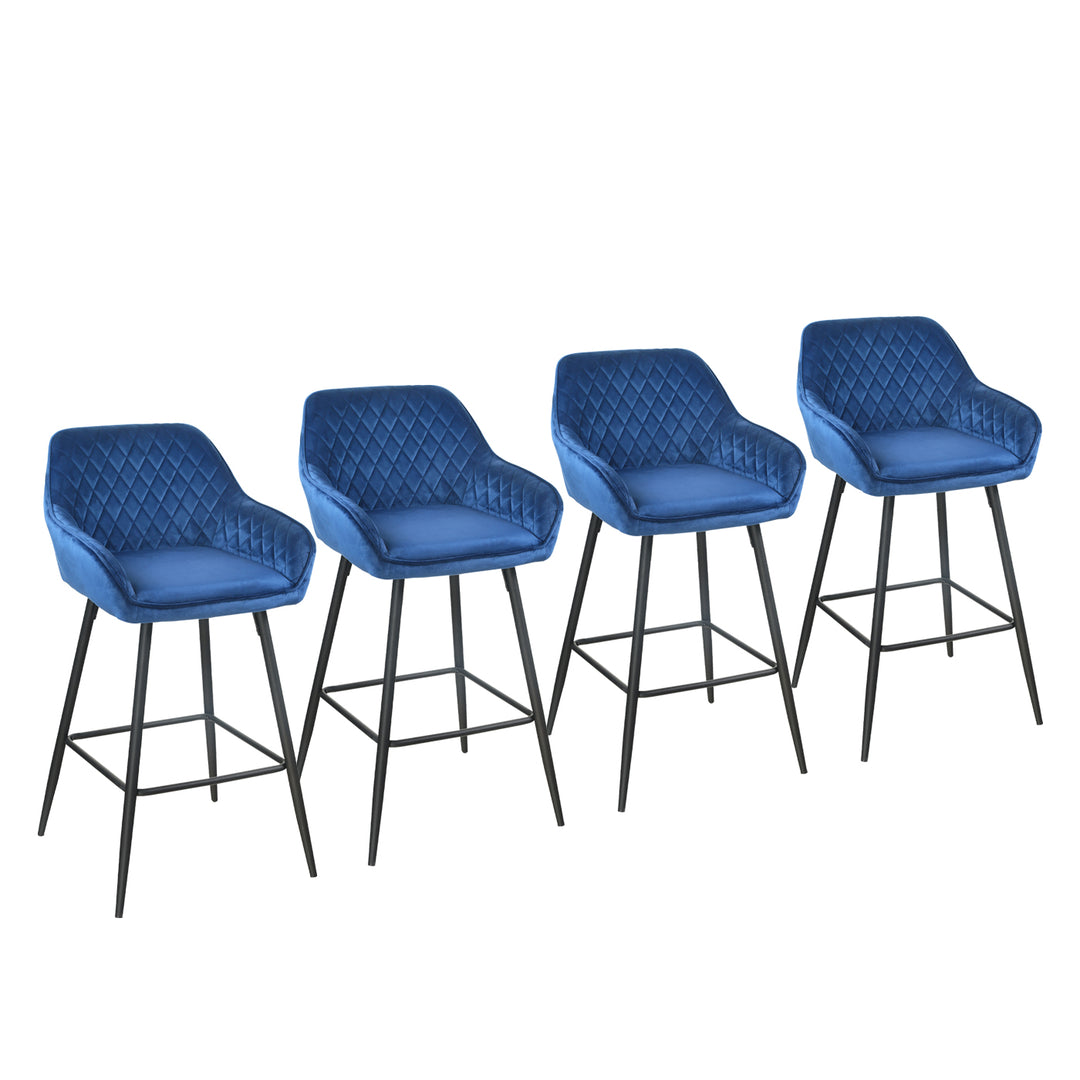 Bar stools Set of 2,39Inch,Gray