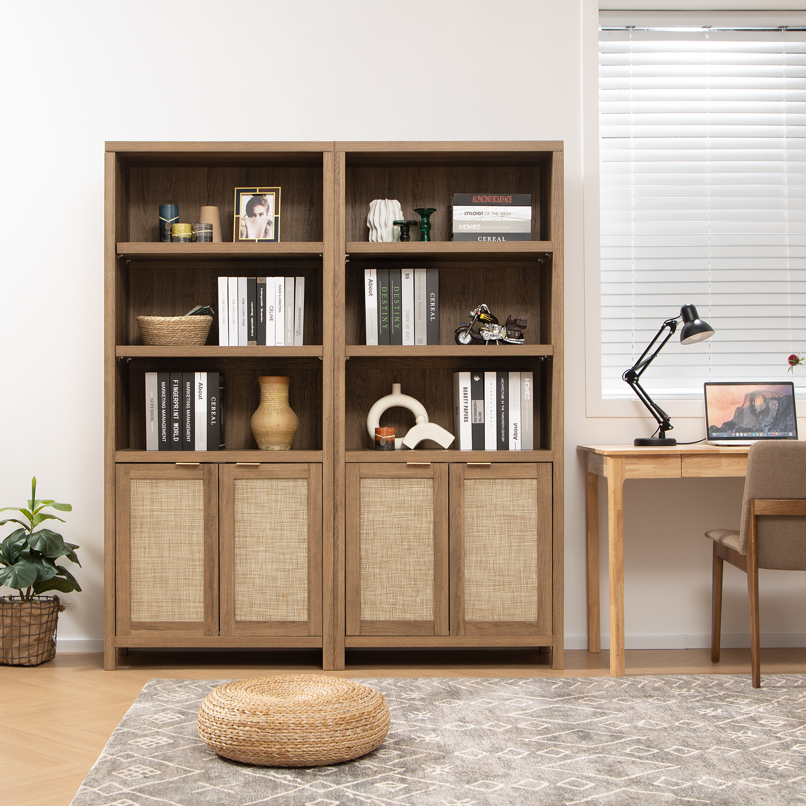 Savanna 5-Tier Tall Bookcase