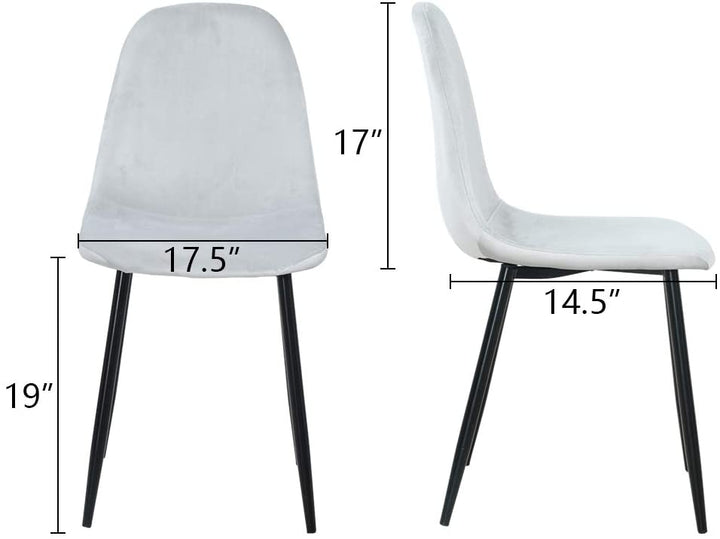 Dining Chair Set of 4 Kitchen Chairs for Kitchen or Living Room