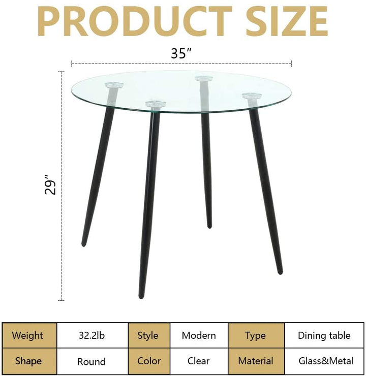 Dining Table Set for 4,5Pieces