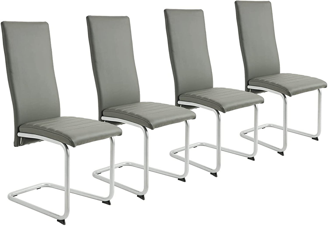 Dining Chairs Set of 4,PU Leather