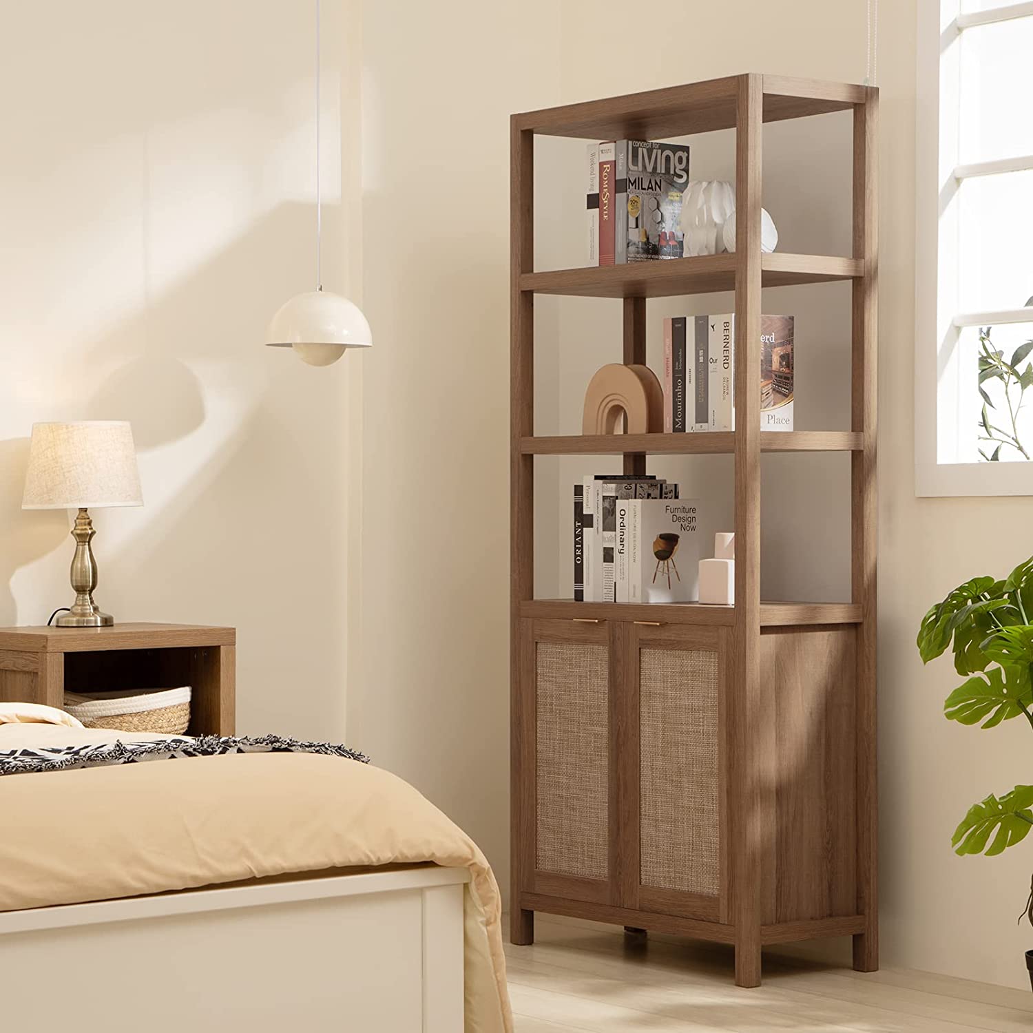 Savanna 5-Tier Tall Bookcase