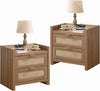 Savanna Nightstand with Charging Station - Sicotas