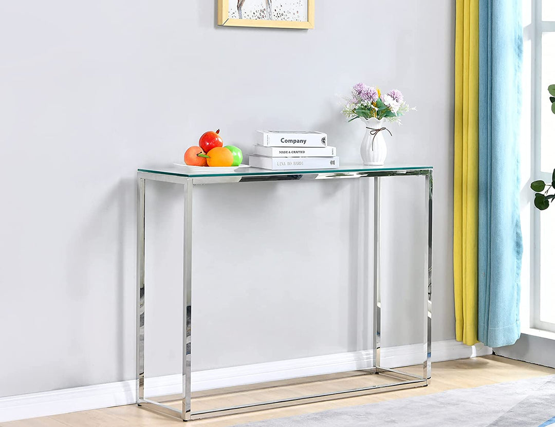 Modern Narrow Console Hallway and Entryway Frame-Side Tables
