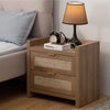 Savanna Nightstand with Charging Station - Sicotas