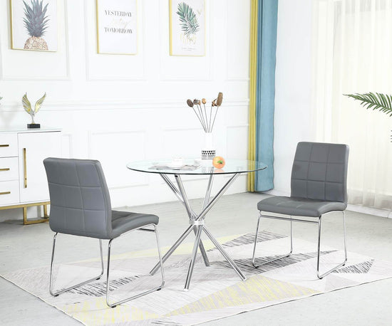 Modern Round Dining Table Sets of 4 seaters Office Chairs and Tables