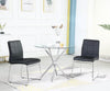 Dinning Table Set of 4 Seater Kitchen Chairs and Table Round Sicotas