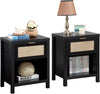 Savanna Rattan Nightstand - Sicotas