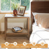 Savanna Rattan Boho End Table - Sicotas