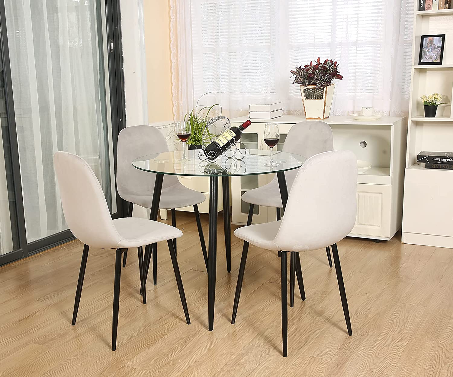 Dining Chair Set of 4 Kitchen Chairs for Kitchen or Living Room