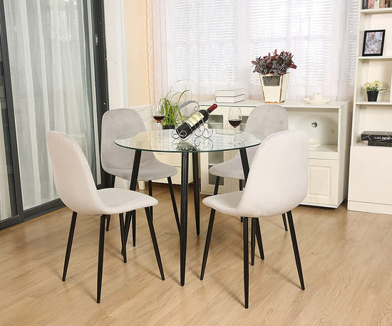 Dining Chair Set of 4 Kitchen Chairs for Kitchen or Living Room