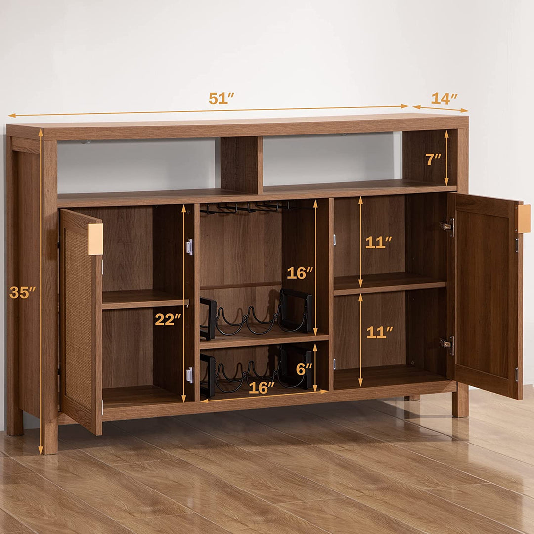 Bar Cabinet,Large Storage Buffets Sideboard