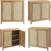 Rattan Sideboard Buffet Cabinet